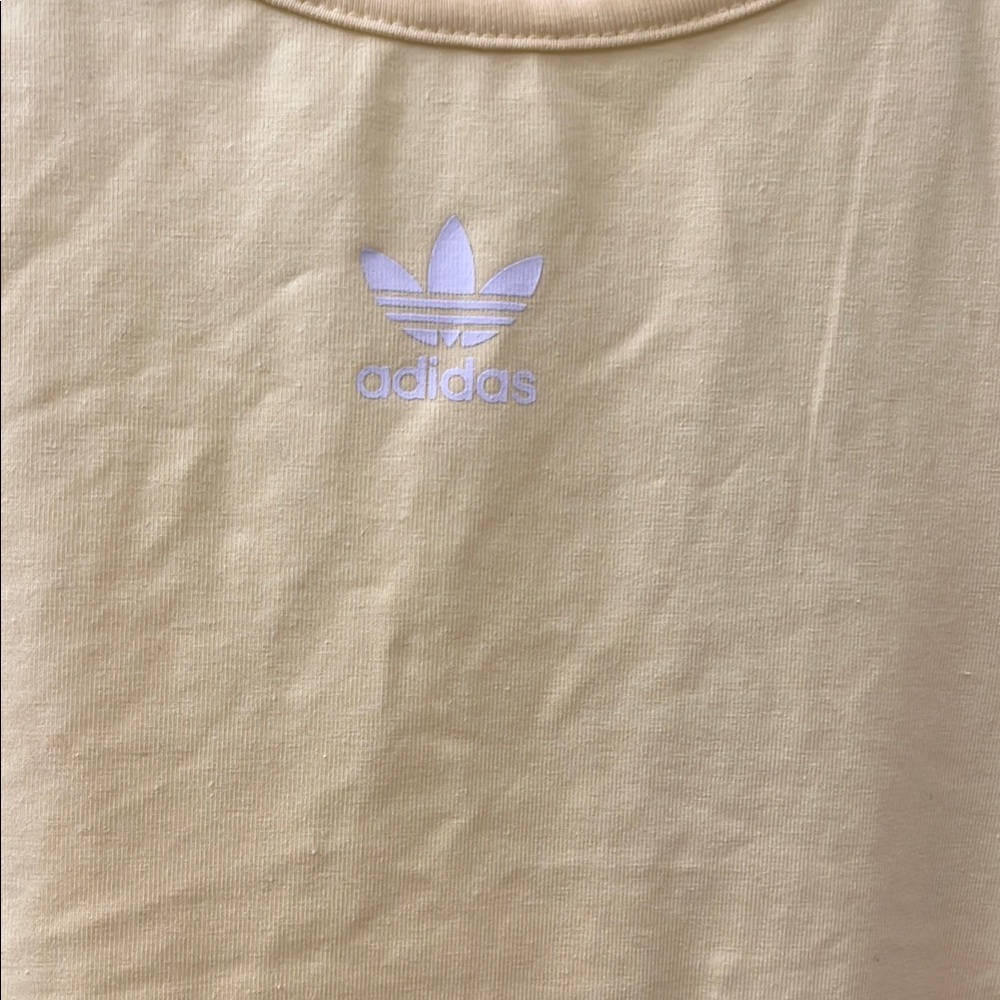 adidas Yellow Racerback Tank Dress - Picture 3 of 9